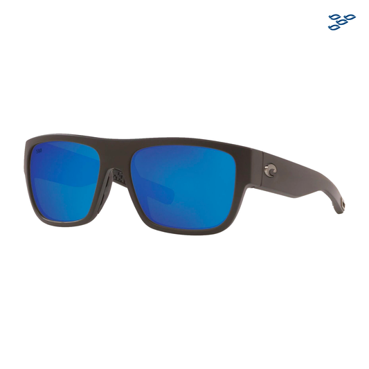 COSTA - LENTE DEPORTIVO POLARIZADO SAMPAN MATTE BLACK (BLUE MIRROR 580P)