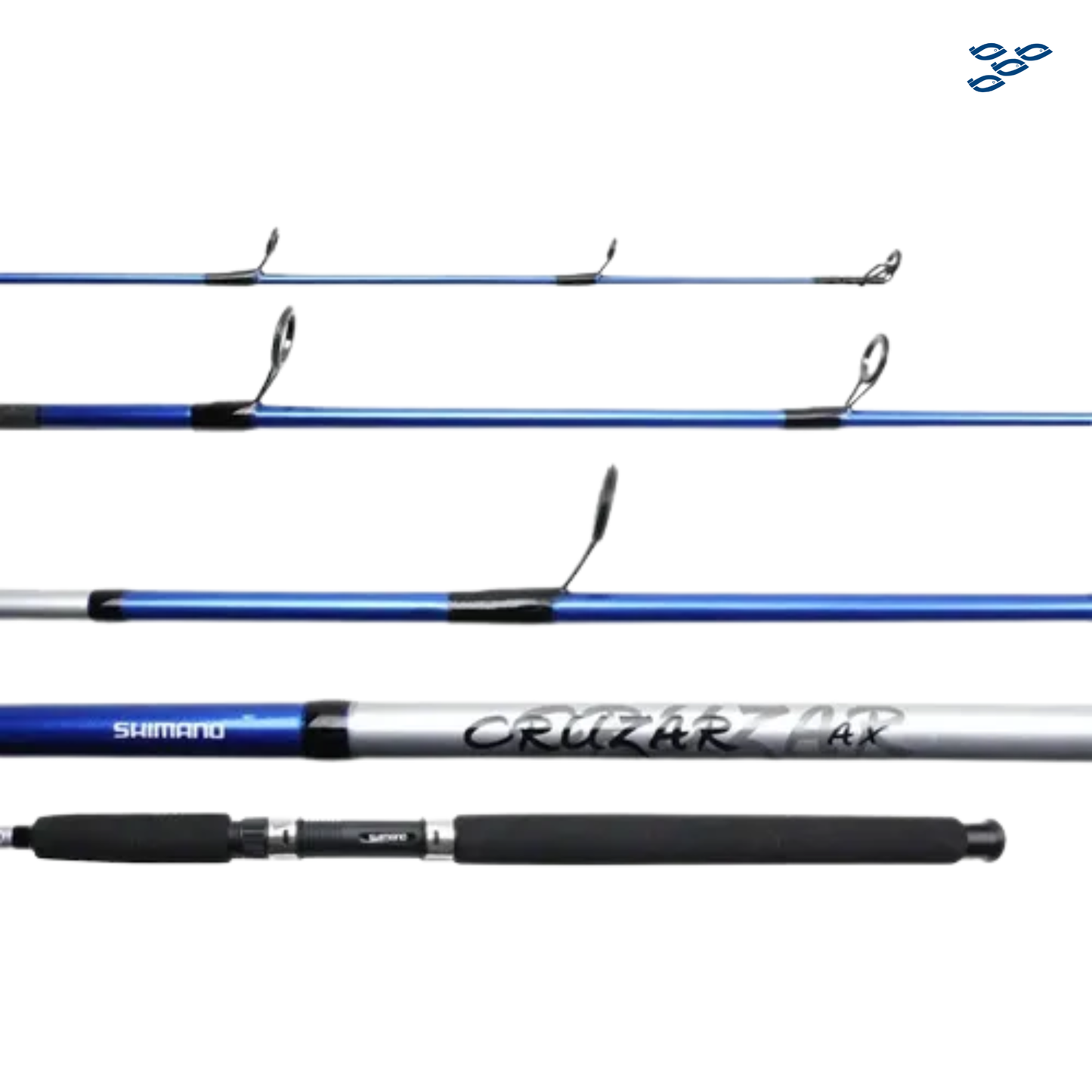 CAÑA SHIMANO CRUZAR AZUL 6 6 CASTING 2 PZA