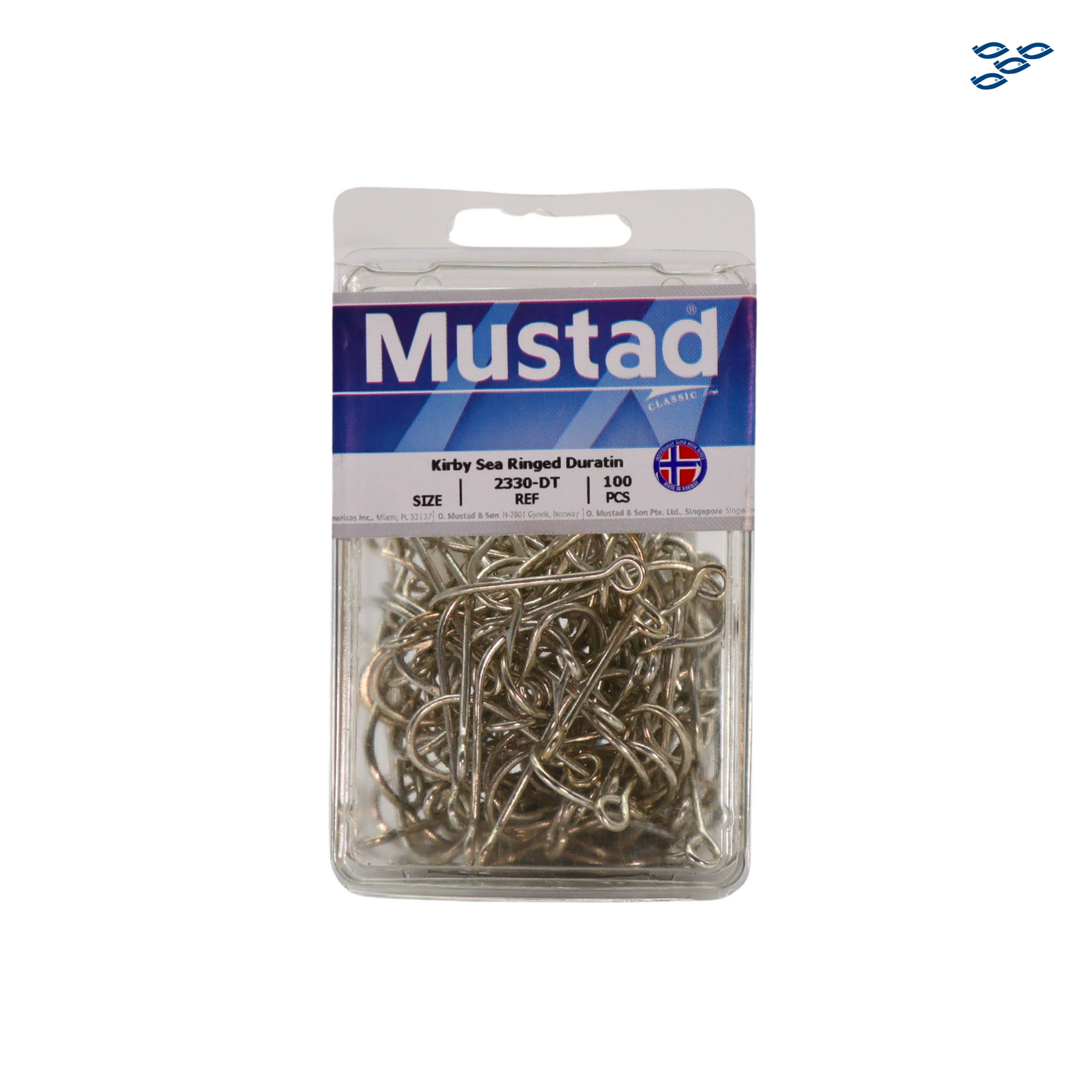 MUSTAD - ANZUELO KIRBY SEA 2330-DT (100 PZS)