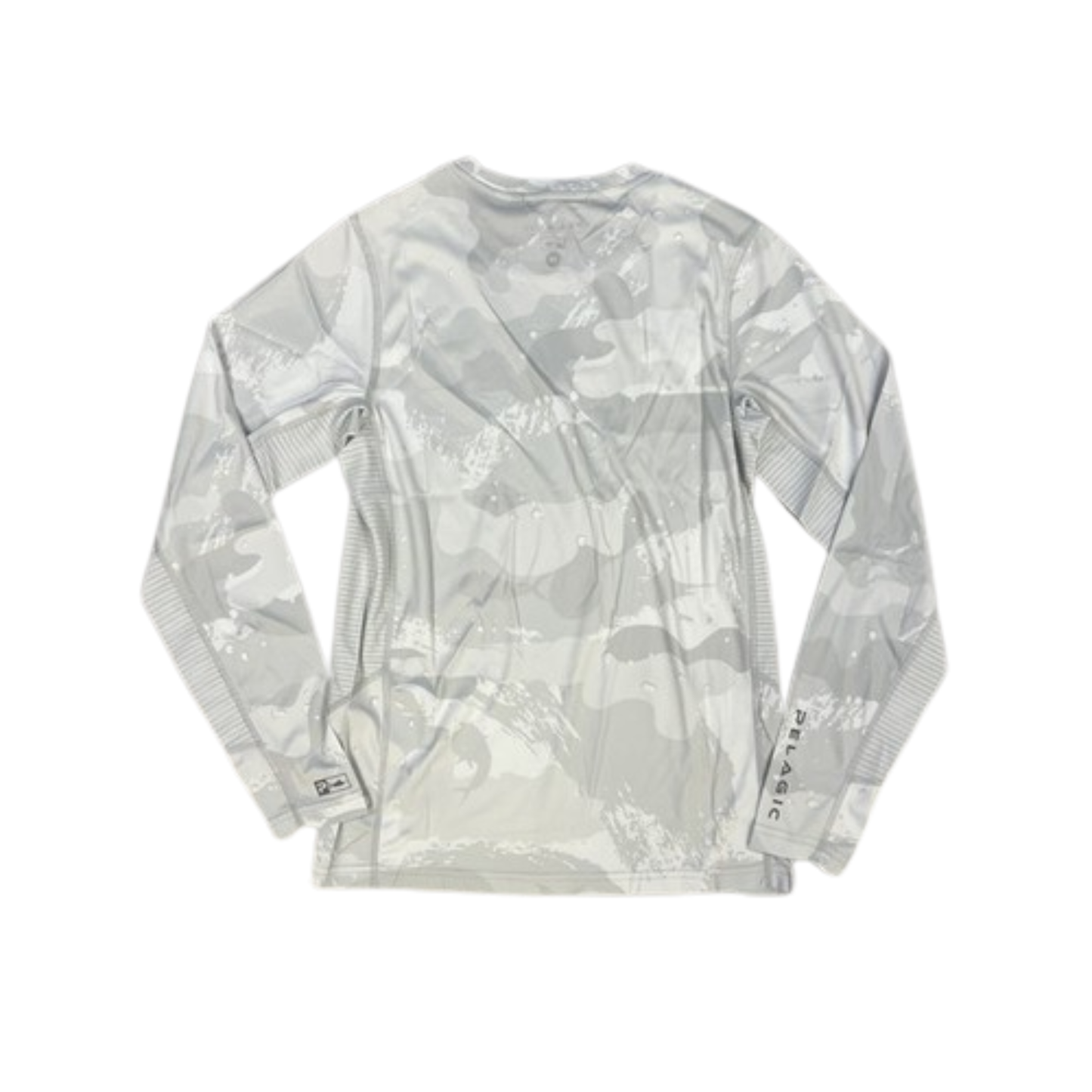 PLAYERA PELAGIC M/L VAPORTEK YOUTH BRUSH CAMO LIGTH GREY L