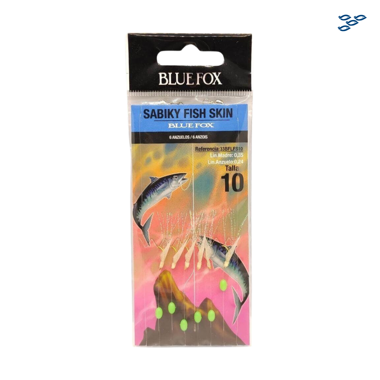 BLUE FOX - SABIKY FISH SKIN #10 (6 PZS)
