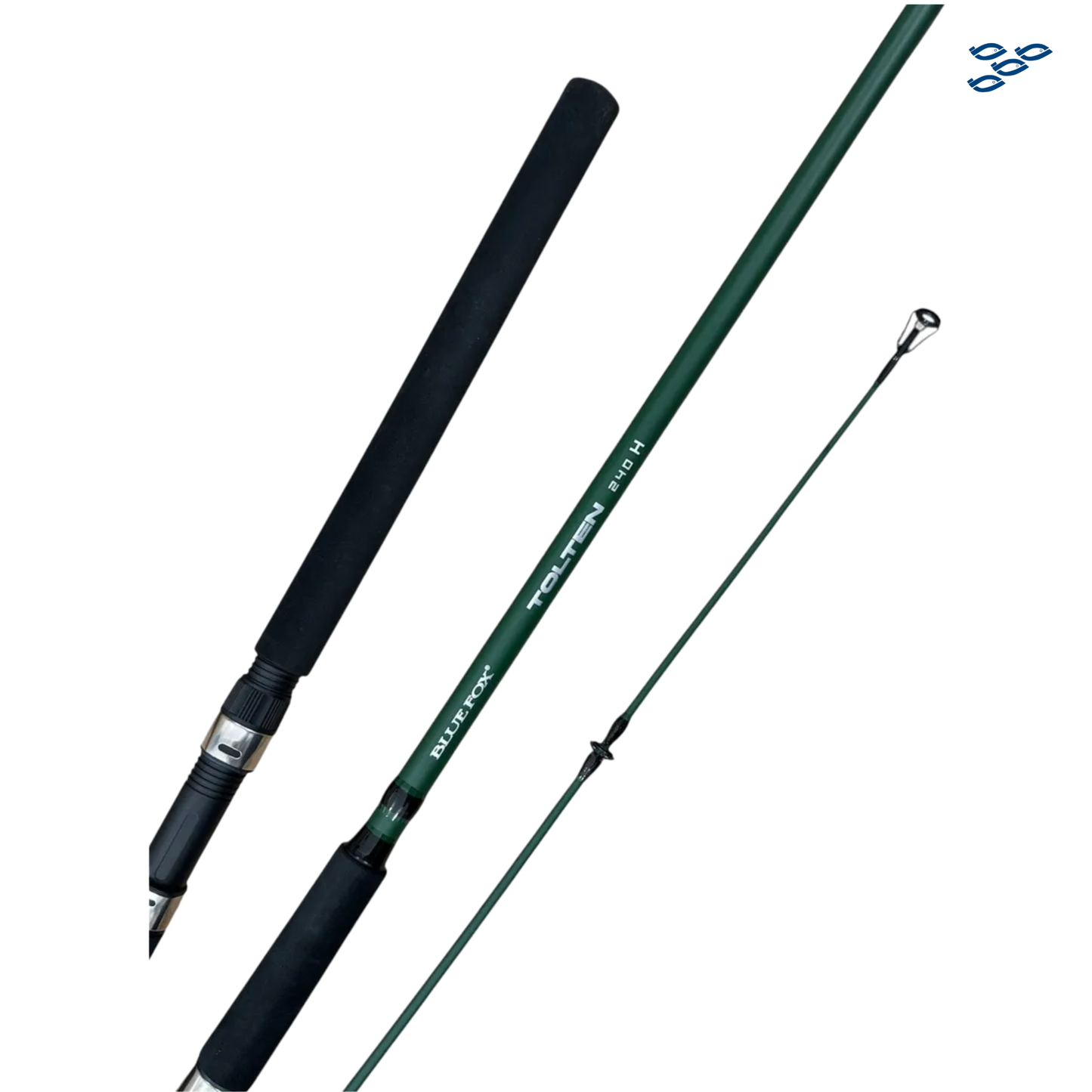 CAÑA SPINNING TOLTEN 1.65M 2 PZAS VERDE