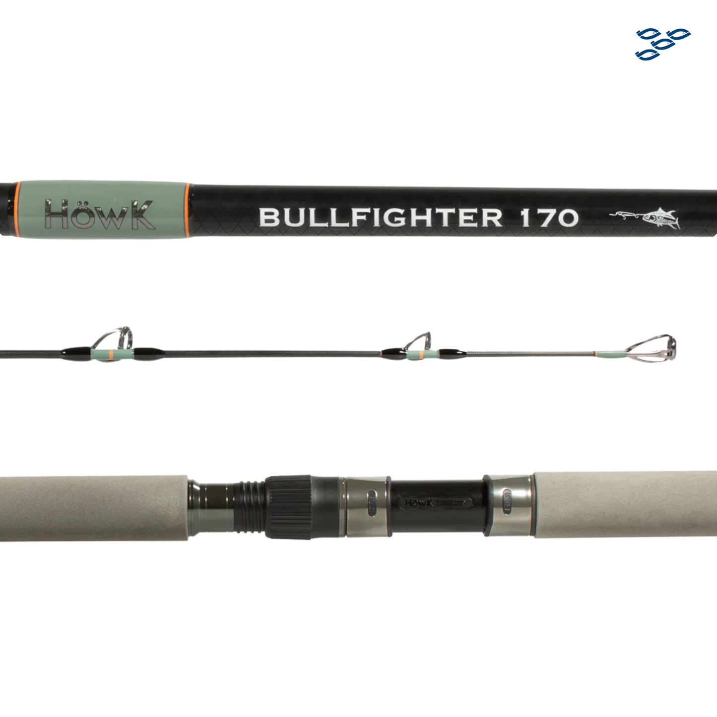 CAÑA HOWK BULLFIGHTER 170 LB 8'3" FIBRA DE CARBONO