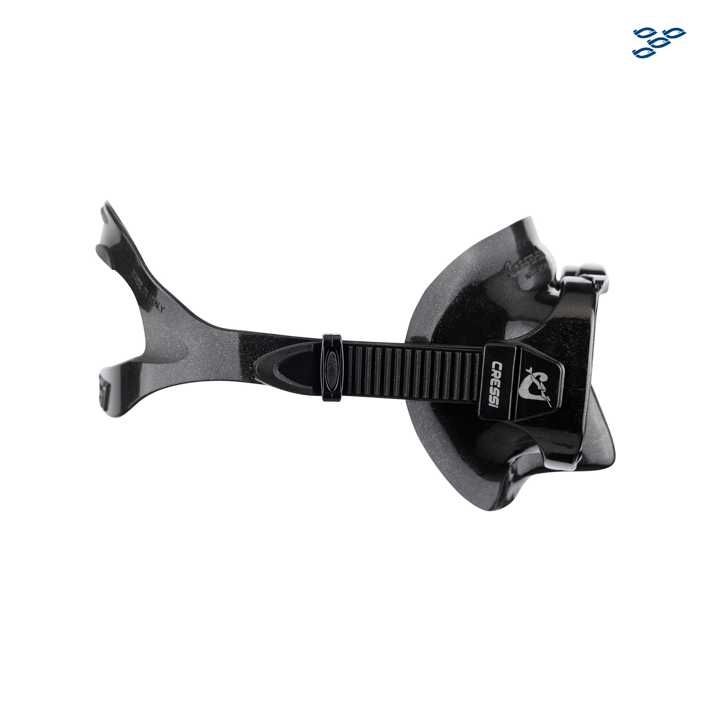 CRESSI - VISOR DE BUCEO (PERLA) NEGRO