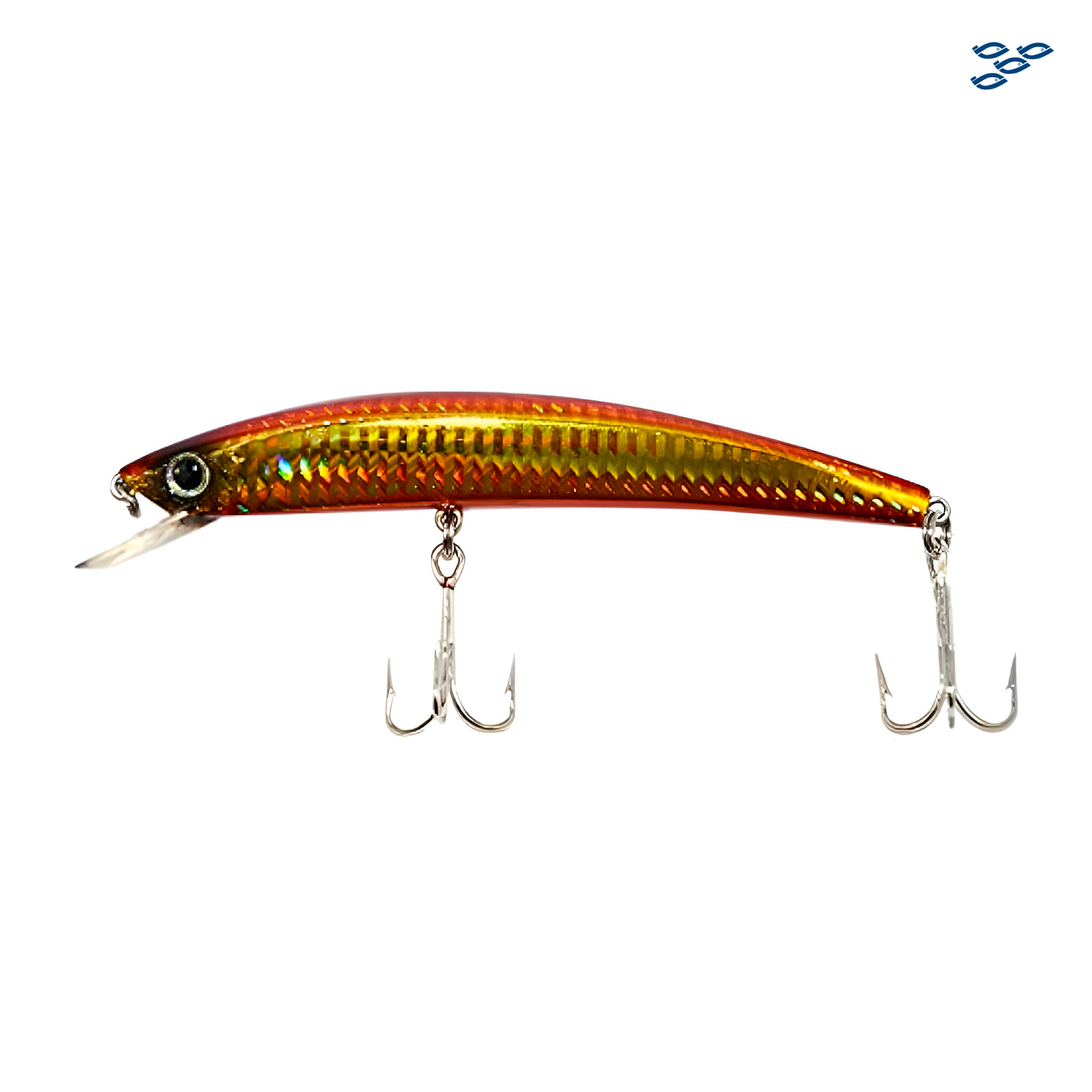 EAGLE CLAW - SEÑUELO PRO MINNOW MULTI-USO (5¼ IN, 5/8 OZ) BRONZE/RED