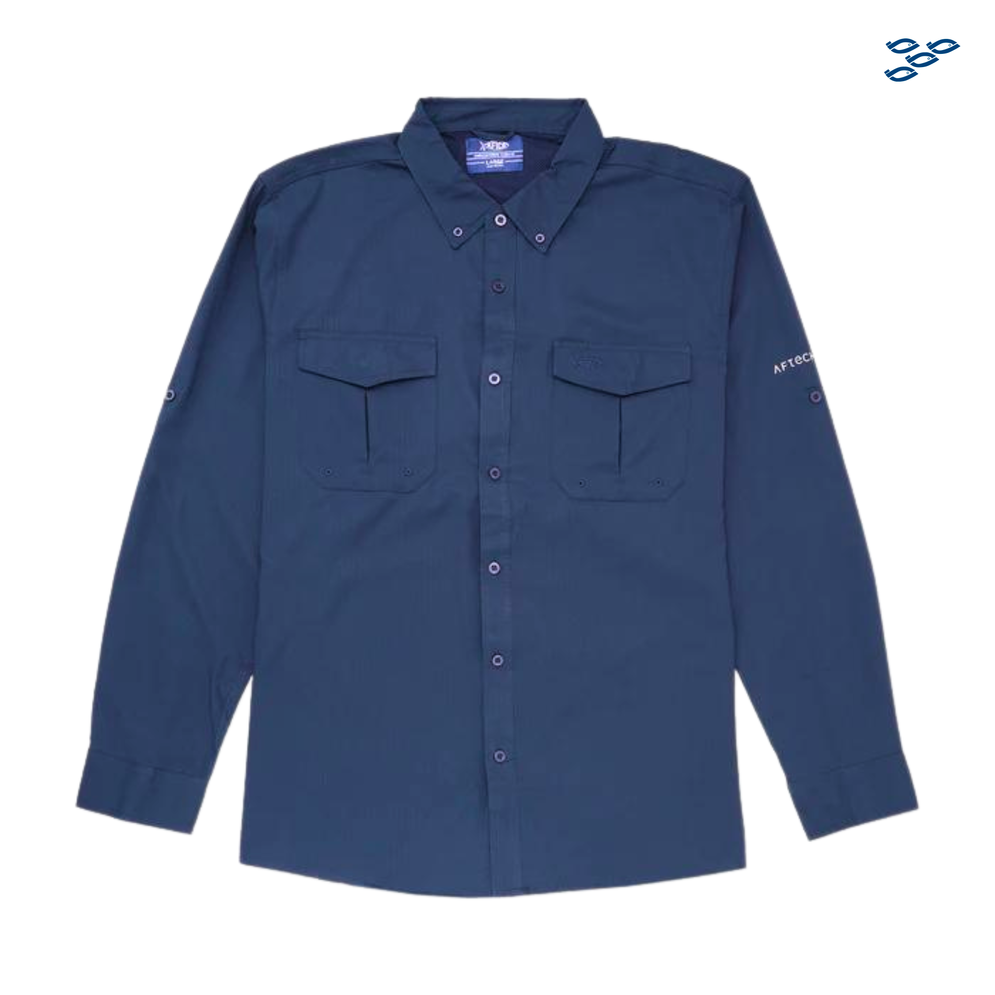 Chemise de nuit manches courtes bleu grisé Daxon La Redoute Chemise de nuit manches courtes bleu grisé Daxon La Redoute