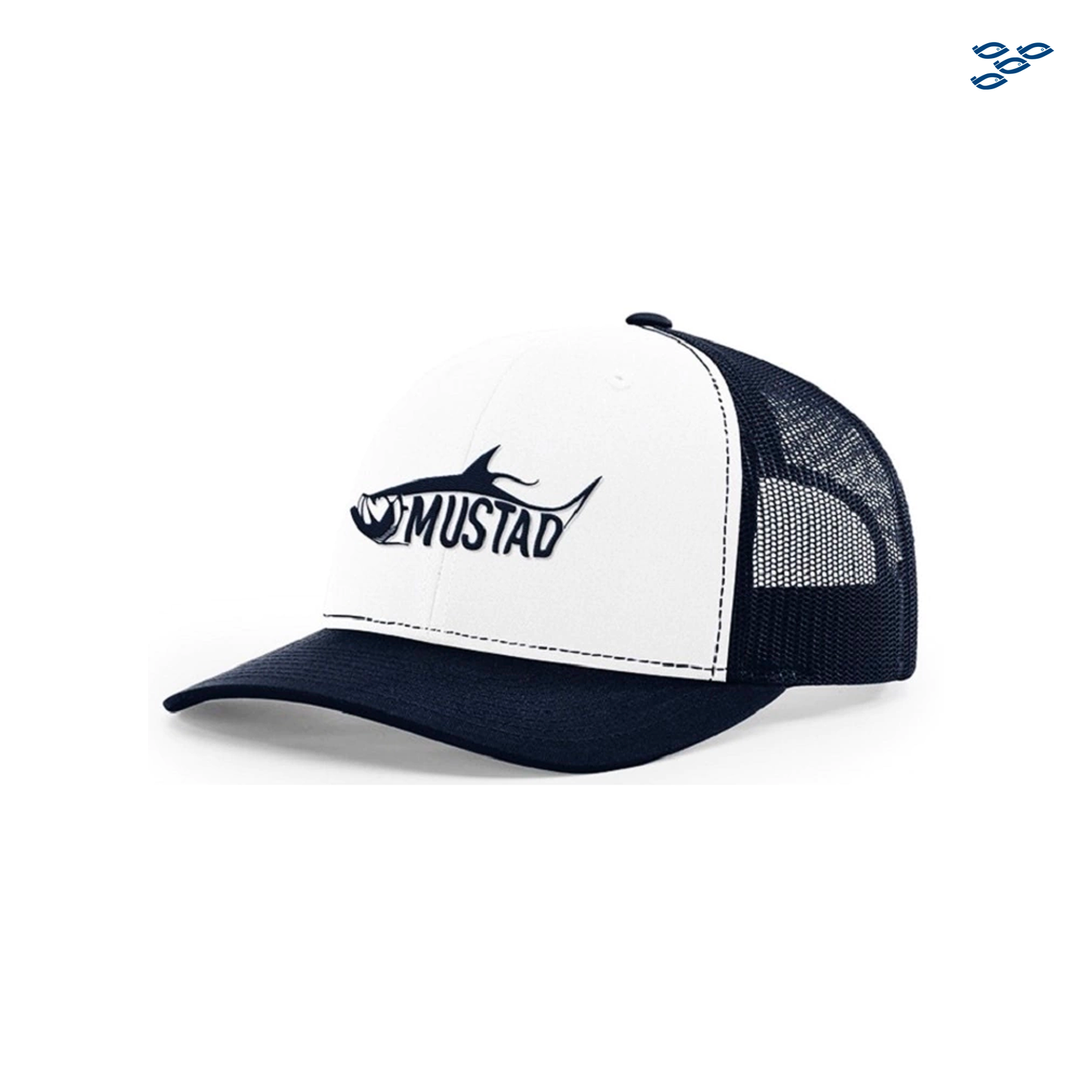 MUSTAD - GORRA DEPORTIVA TARPON (WHITE NAVY)