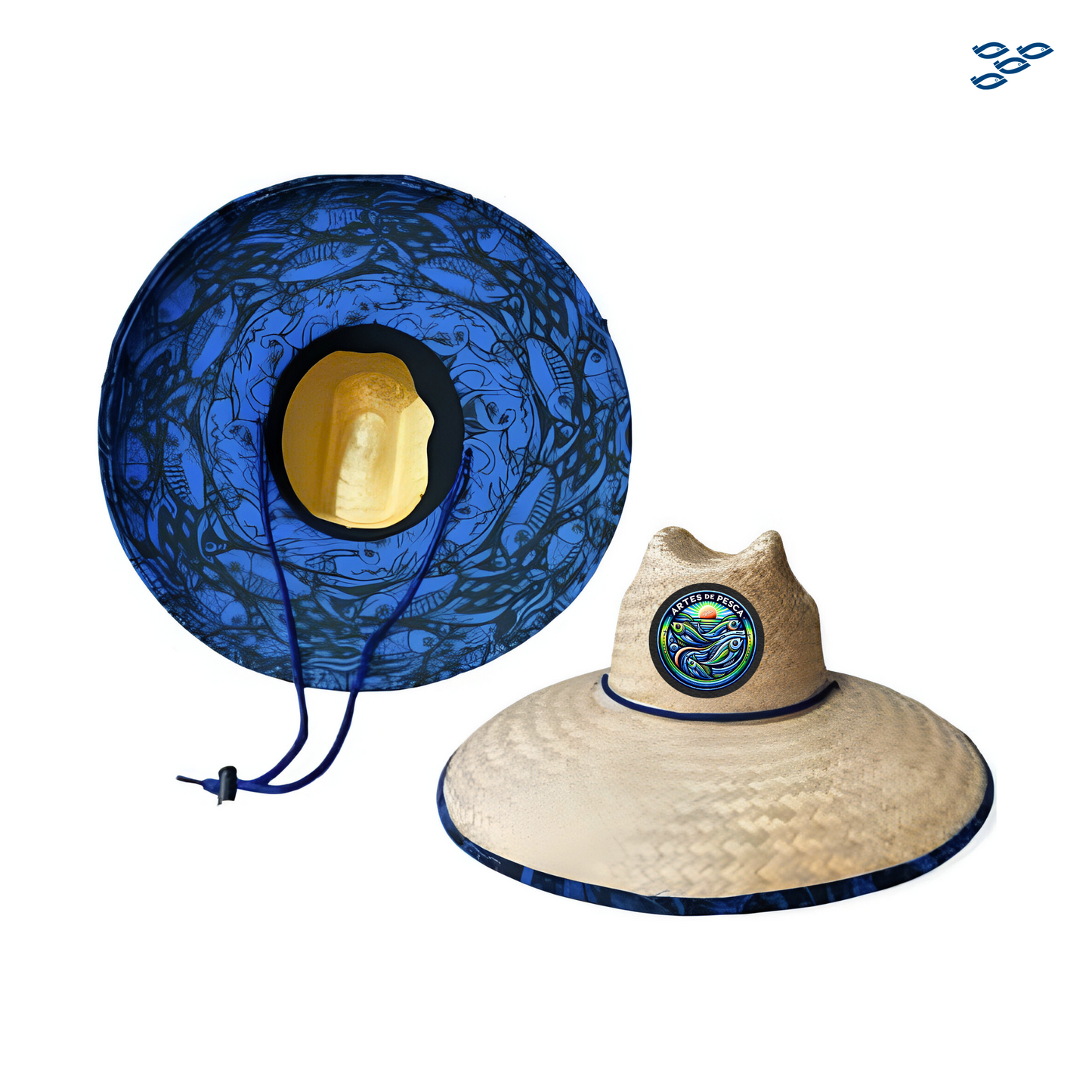 ππ₯π§ππ¦ ππ π£ππ¦ππ - SOMBRERO DE PAJA C/ TELA (PES-CLO)