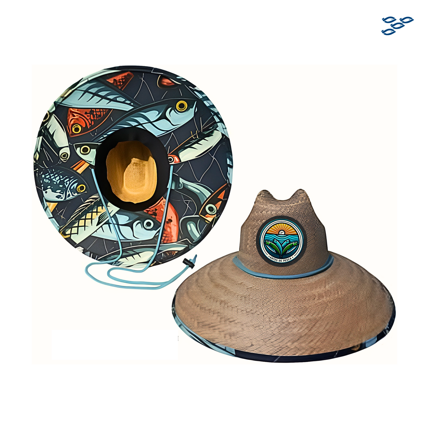 ππ₯π§ππ¦ ππ π£ππ¦ππ - SOMBRERO DE PAJA C/ TELA (PES-LUR)