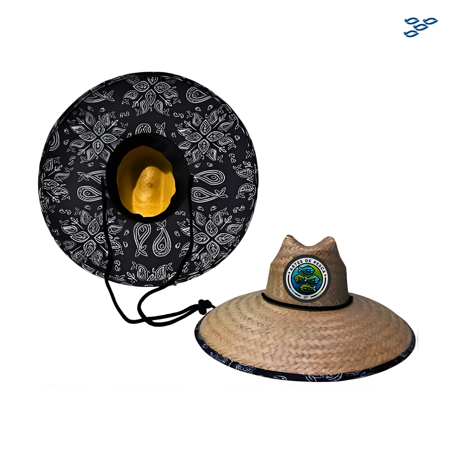 ππ₯π§ππ¦ ππ π£ππ¦ππ - SOMBRERO DE PAJA C/ TELA (PES-PAL)