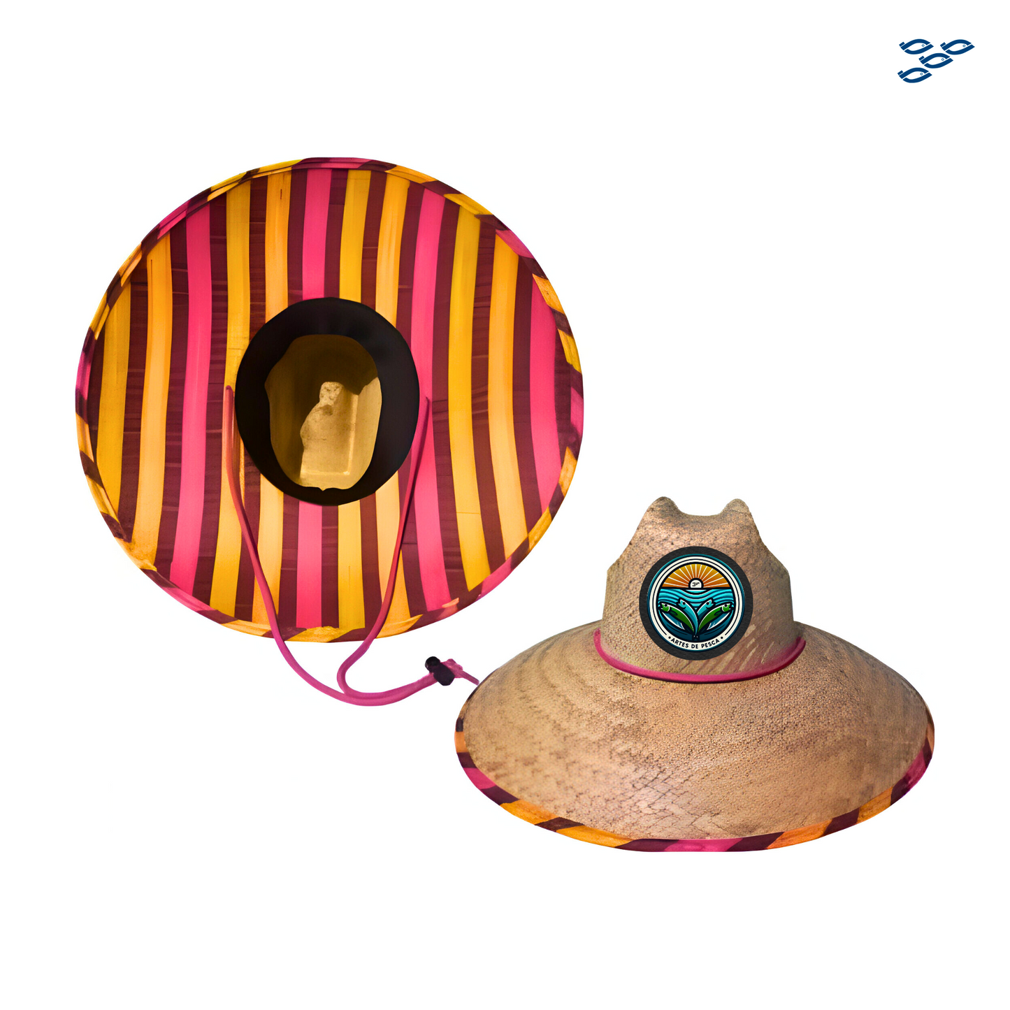 ππ₯π§ππ¦ ππ π£ππ¦ππ - SOMBRERO DE PAJA C/ TELA (PES-RAY)