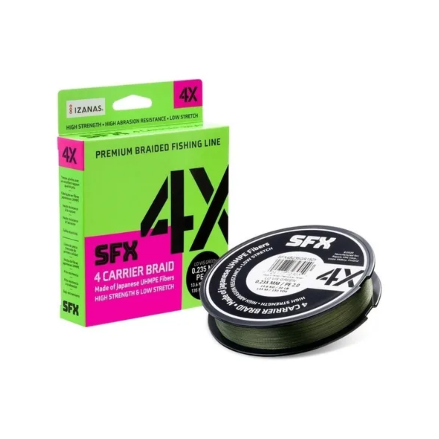 HILO SUFIX SFX 4X TRENZADO .285MM 270MTS 4 VERDE