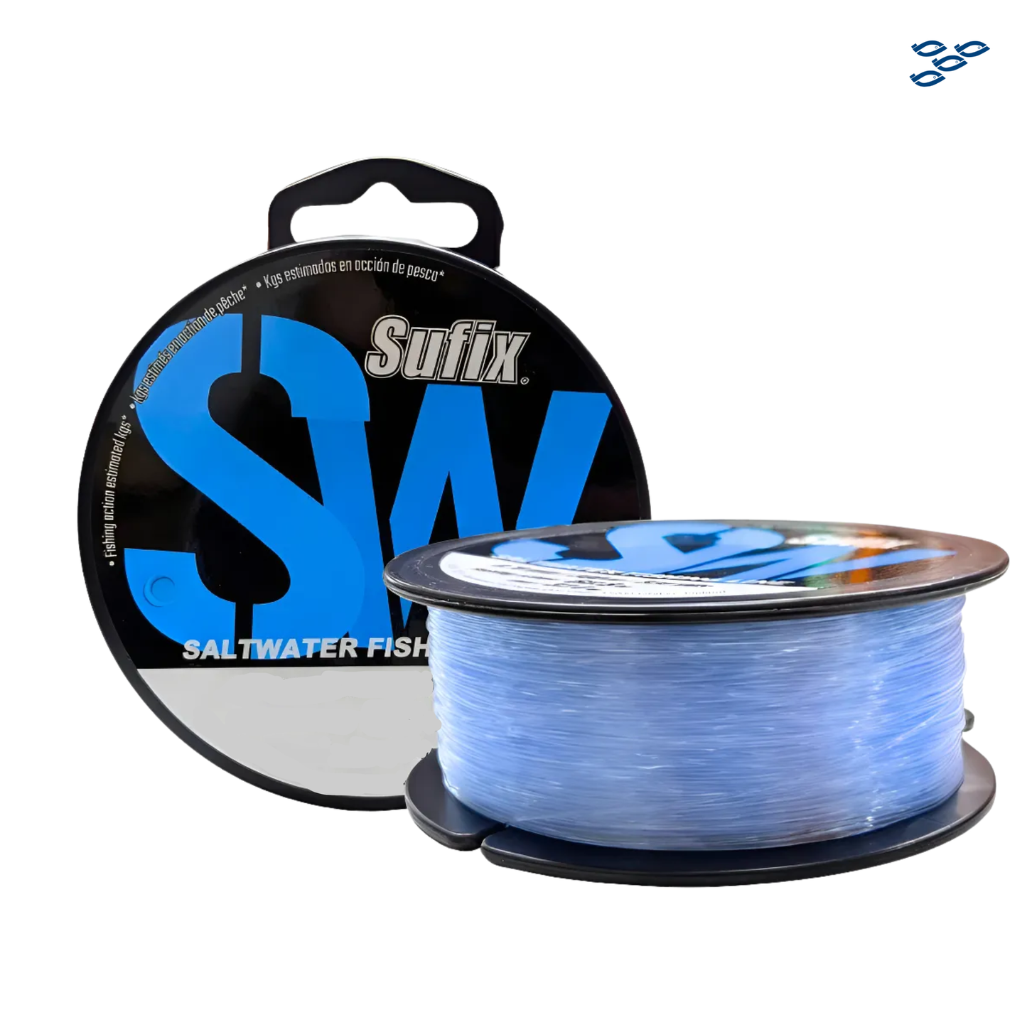 HILO SUFIX P/PESCA SW MONO 300M 0.70MM 32KG LIGHT BLUE
