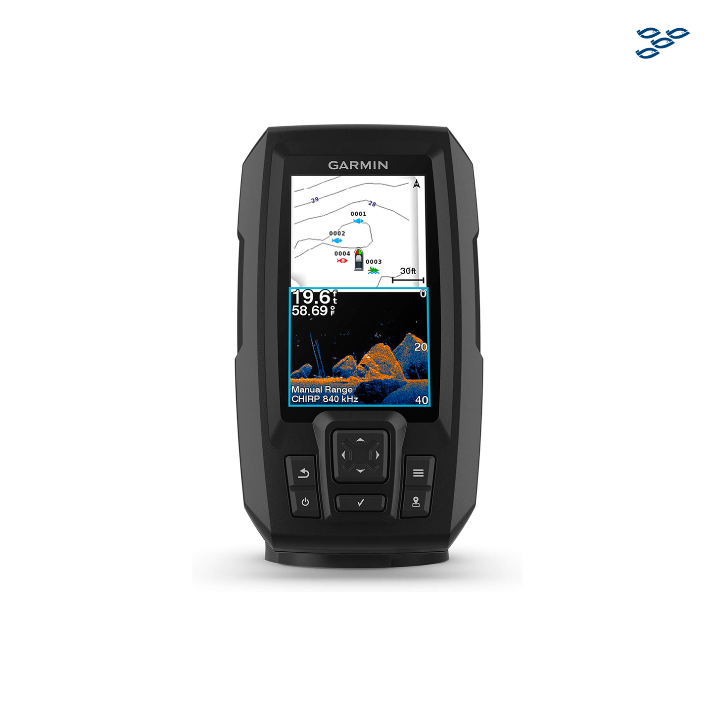 GARMIN - STRIKER VIVID 4CV, WW w/GT20