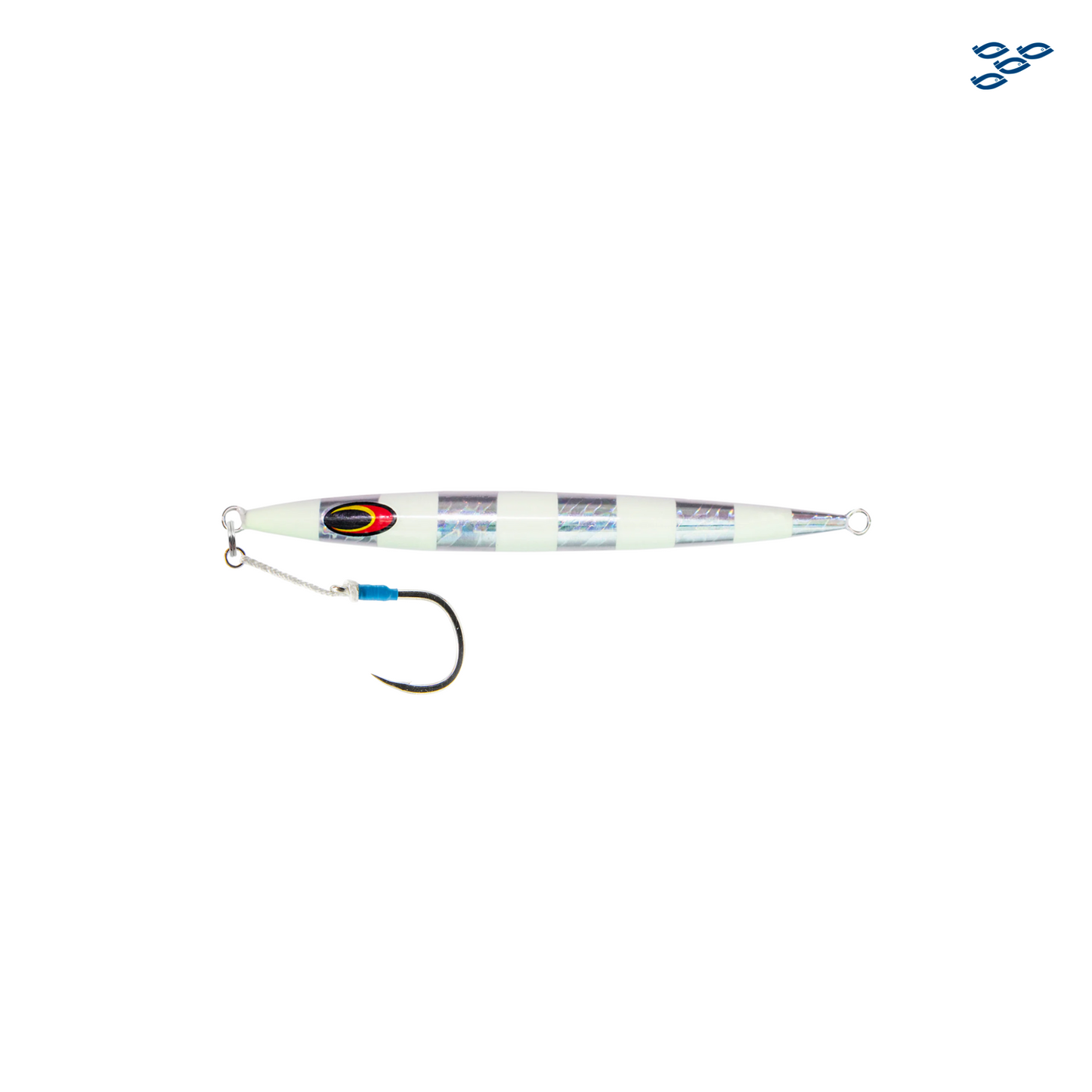 SEÑUELO NOMAD THE STREAKER 320g 11oz SILVER GLOW STRIPE