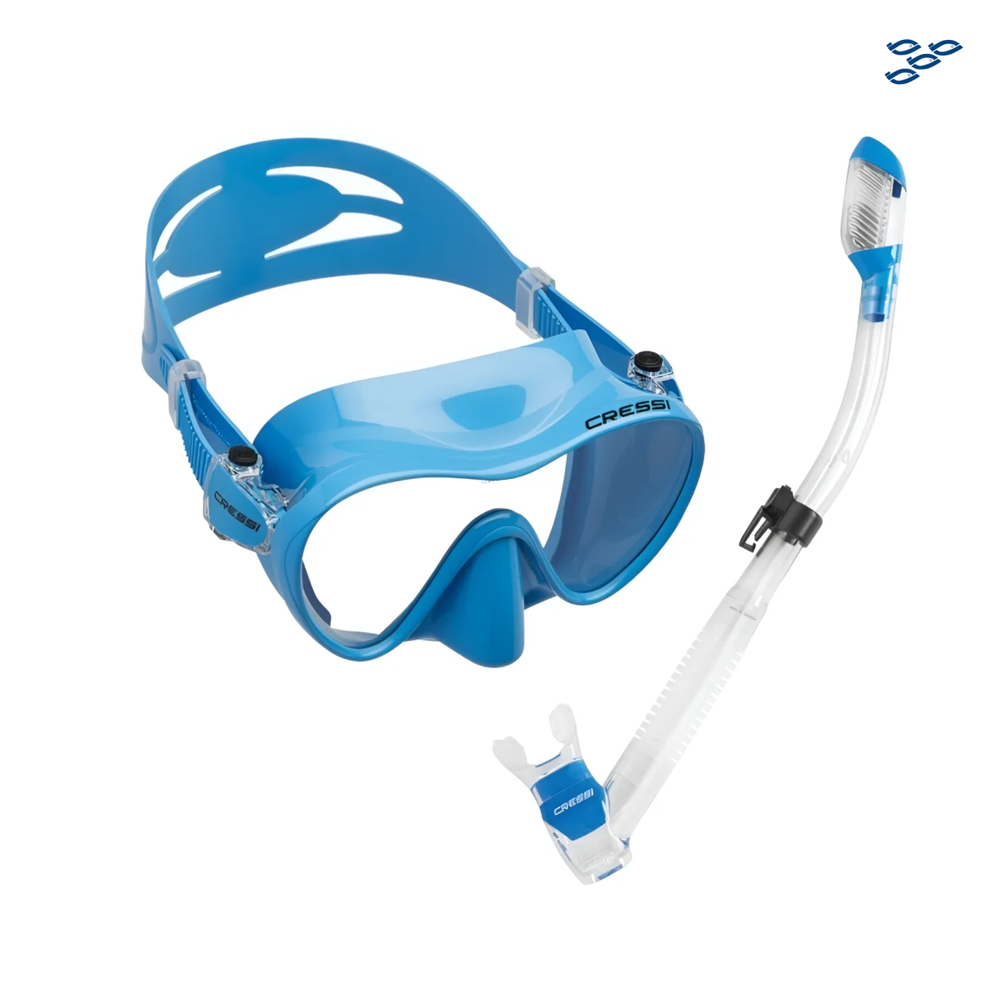 COMBO BUCEO F1 FRAMELESS & SUPERNOVA DRY AZUL