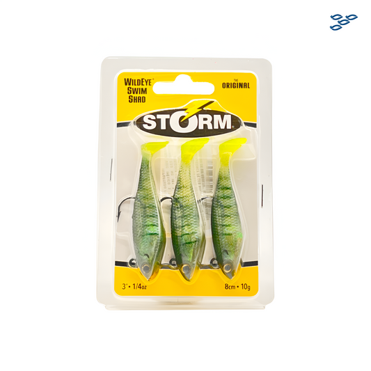 STORM - PACK DE 3 SEÑUELOS WILD EYE SWIMSHAD (BABY BASS)