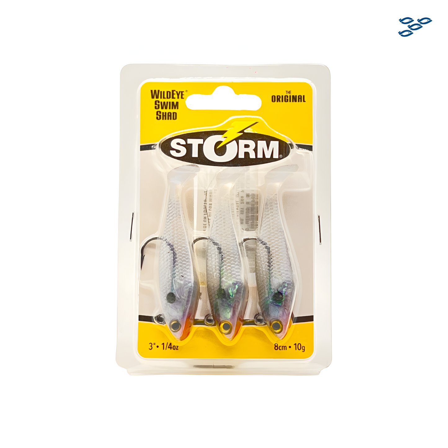 STORM - PACK DE 3 SEÑUELOS WILDEYE SWIMSHAD (8CM / 10G)