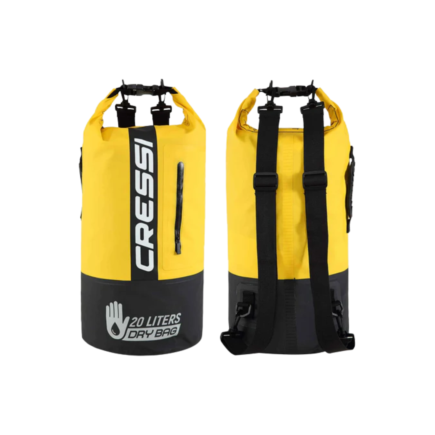 BOLSA PARA EQUIPO DE BUCEO PREMIUM DRY BLACK/YELLO
