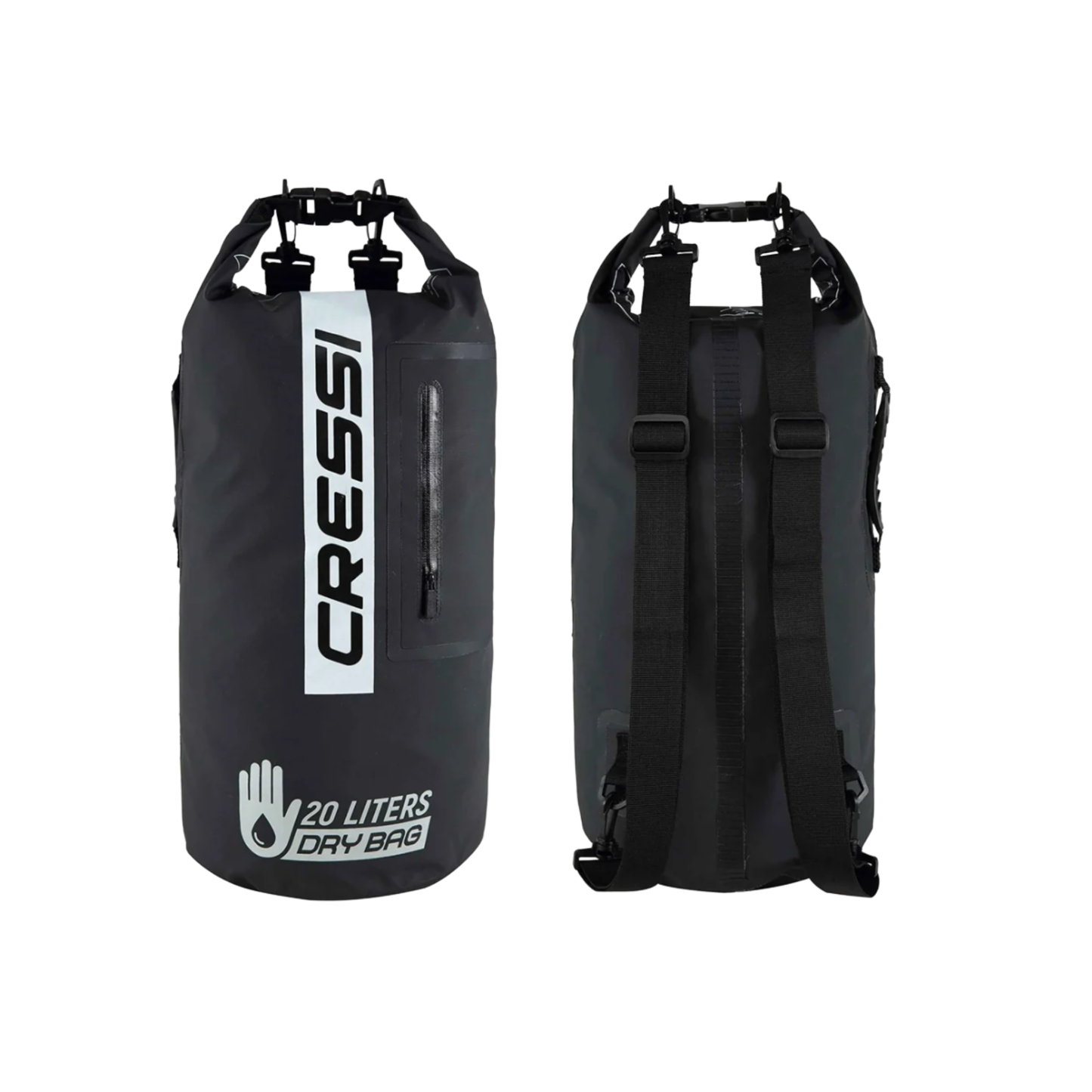 BOLSA PARA EQUIPO DE BUCEO PREMIUM DRY BLACK/BLACK