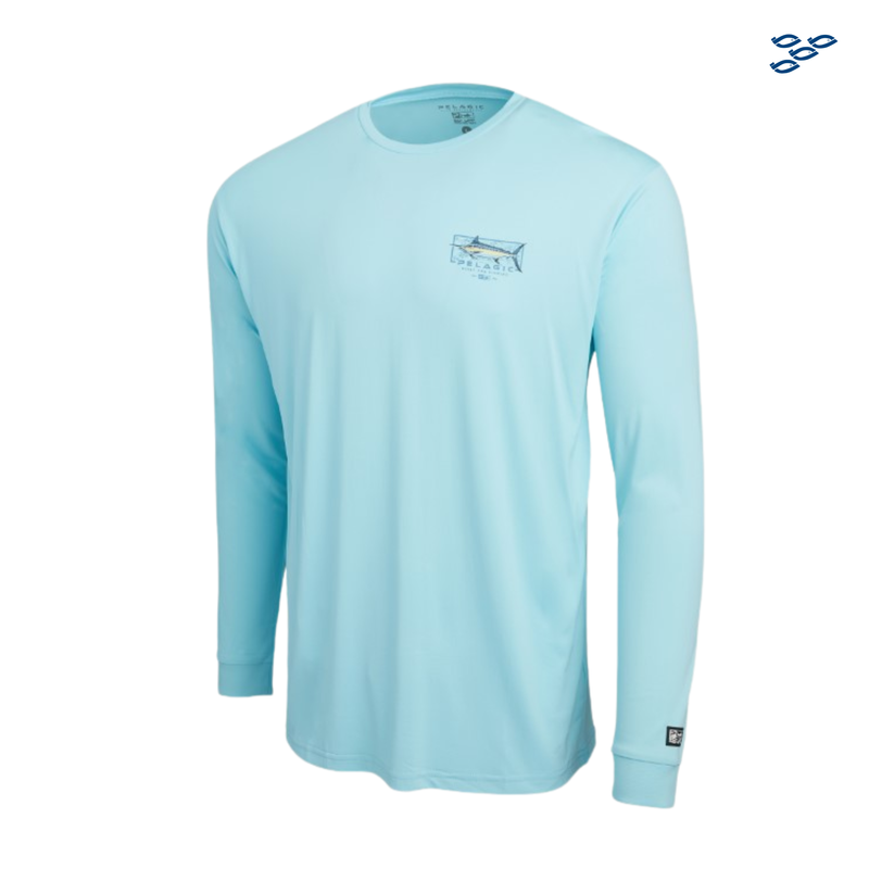 Cargue la imagen en el visor de la galería, PLAYERA PELAGIC AQUATEK MARLIN TAHITI BLUE XL AZUL
