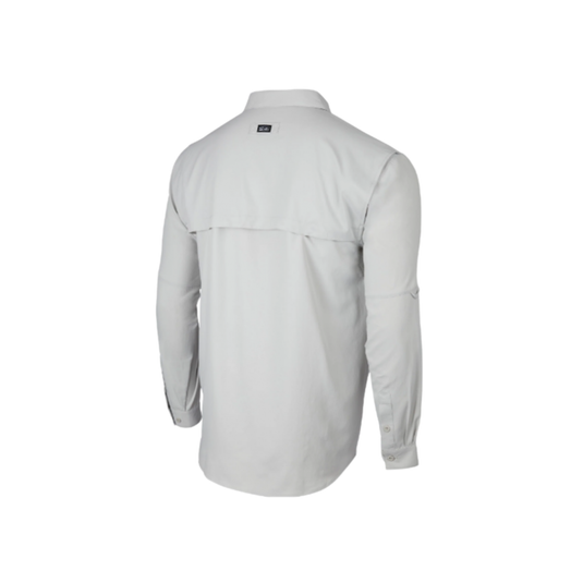 CAMISA PELAGIC M/L KEYS FISHING LIGHT GREY XL MANG GRIS