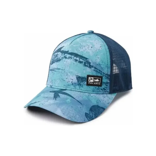 GORRA PELAGIC ECHO OPEN SEAS PERFORMANCE BLUE AZUL