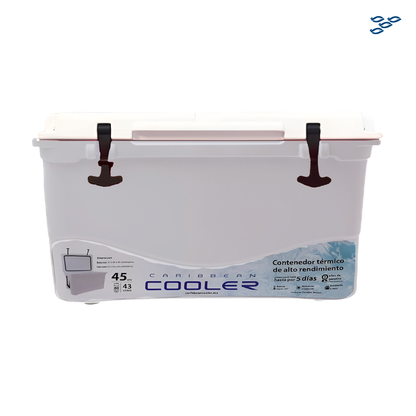 CARIBBEAN COOLER - HIELERA (43LT) COLOR BLANCO