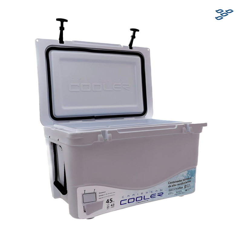 Cargue la imagen en el visor de la galería, CARIBBEAN COOLER - HIELERA (43LT) COLOR BLANCO
