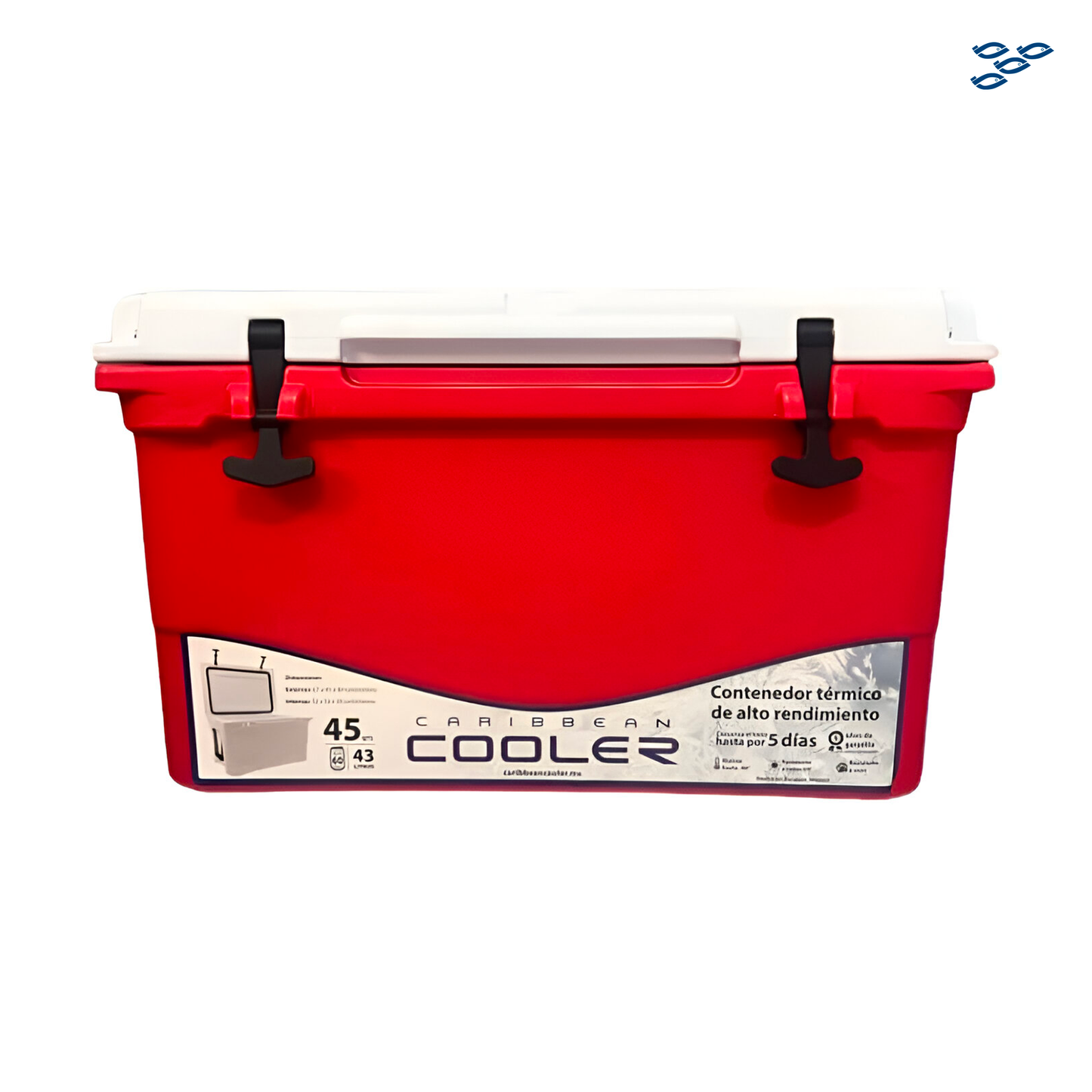 CARIBBEAN COOLER - HIELERA (43LT) COLOR ROJO