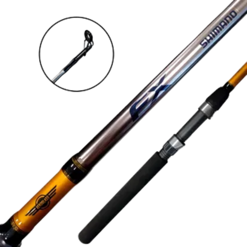 Cargue la imagen en el visor de la galería, SHIMANO - CAÑA FX SPINNING 6′ MEDIUM HEAVY (6-14LB) MAX 14G (2 TRAMOS)
