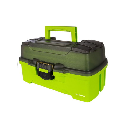 CAJA PARA PESCA PLANO 35.5 X 21 X 18 CM 1 CHAROLA VERDE/FLUORESCENTE