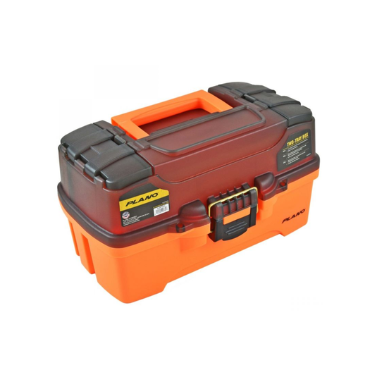 CAJA PARA PESCA PLANO 36.2 X 21.6 X 19.6 CM 2 CHAR NARANJA FLUORESCENTE