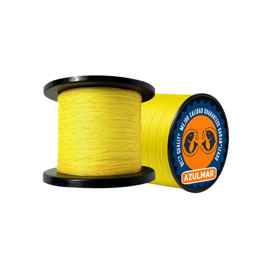 HILO TRENZADO AZULMAR 0.36mm X 300 mt AMARILLO