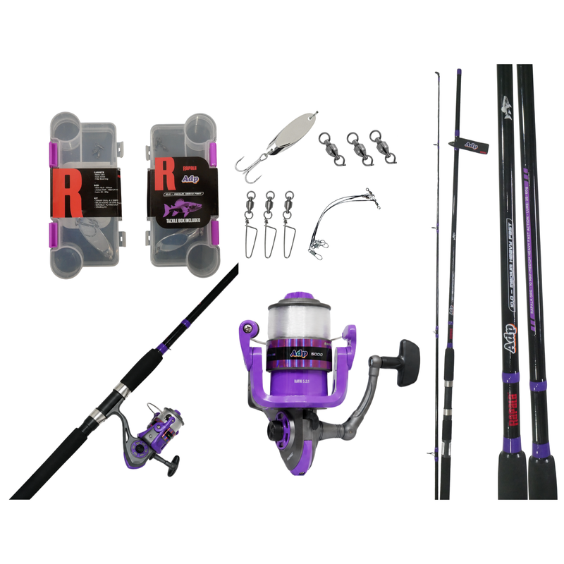 Cargue la imagen en el visor de la galería, RAPALA - COMBO ADP CAÑA DE 10'0 + CARRETE 5000 1BB+ ACCESORIOS
