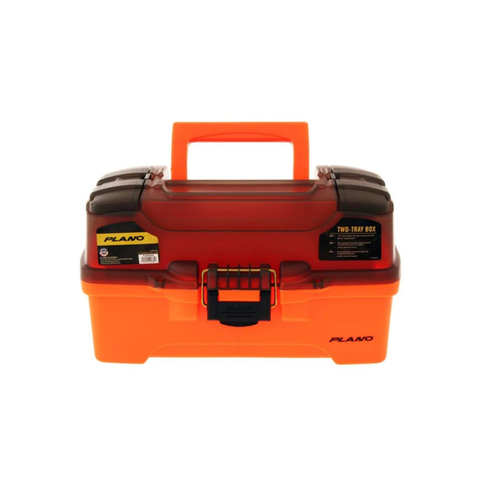 CAJA PARA PESCA PLANO 36.2 X 21.6 X 19.6 CM 2 CHAR NARANJA FLUORESCENTE