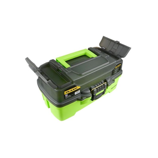 CAJA PARA PESCA PLANO 35.5 X 21 X 18 CM 1 CHAROLA VERDE/FLUORESCENTE