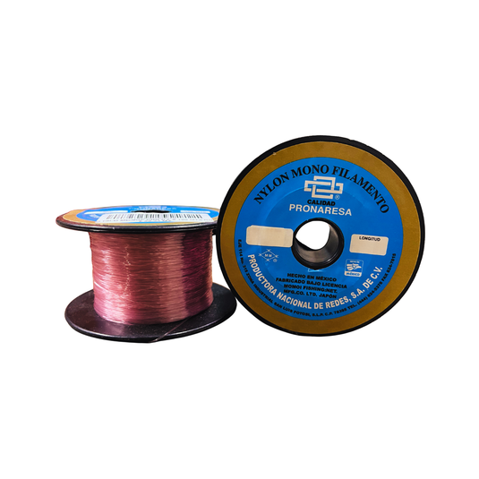 PRONARESA - HILO MONOF PNR 0.8 X 100 MTS ROSA