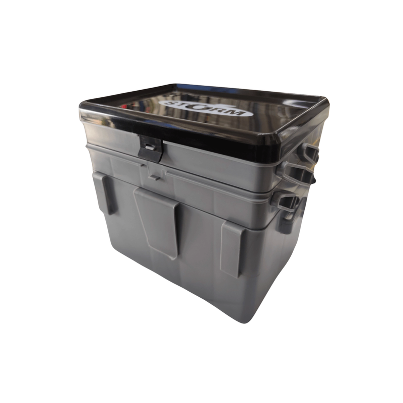 Cargue la imagen en el visor de la galería, CAJA STORM ORGANIZADORA 2 CHAROLAS C/CORREA 19 x 1
