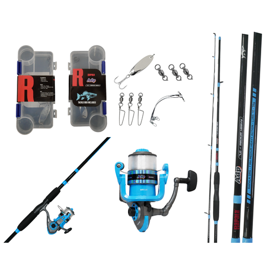 RAPALA - COMBO ADP CAÑA DE 7'0 + CARRETE 4000 1BB+ ACCESORIOS