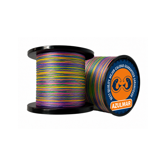 HILO TRENZADO AZULMAR 0.28mm X 500 mt MULTICOLOR