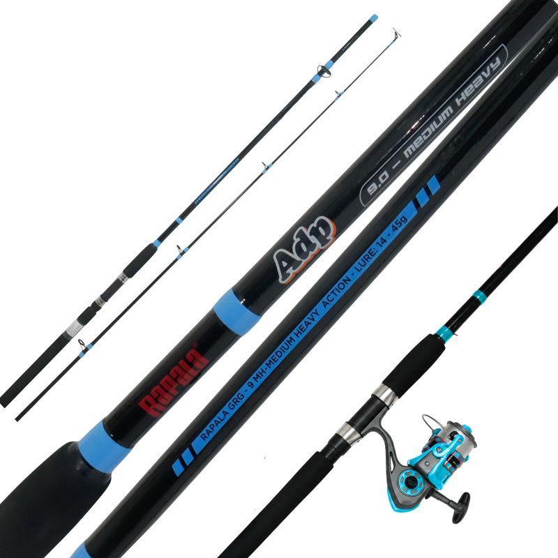 Cargue la imagen en el visor de la galería, RAPALA - COMBO ADP CAÑA DE 9'0 + CARRETE 5000 1BB+ ACCESORIOS
