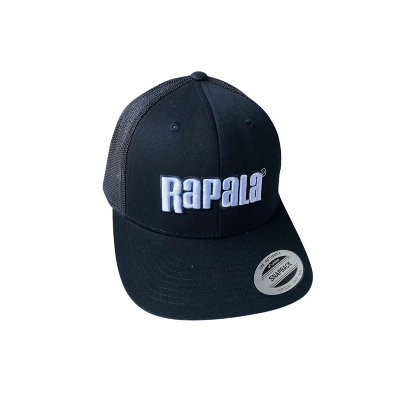 Cargue la imagen en el visor de la galería, GORRA PARA PESCA RAPALA NEGRA
