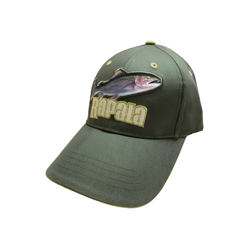 Cargue la imagen en el visor de la galería, GORRA PARA PESCA RAPALA LOGO PEZ VERDE
