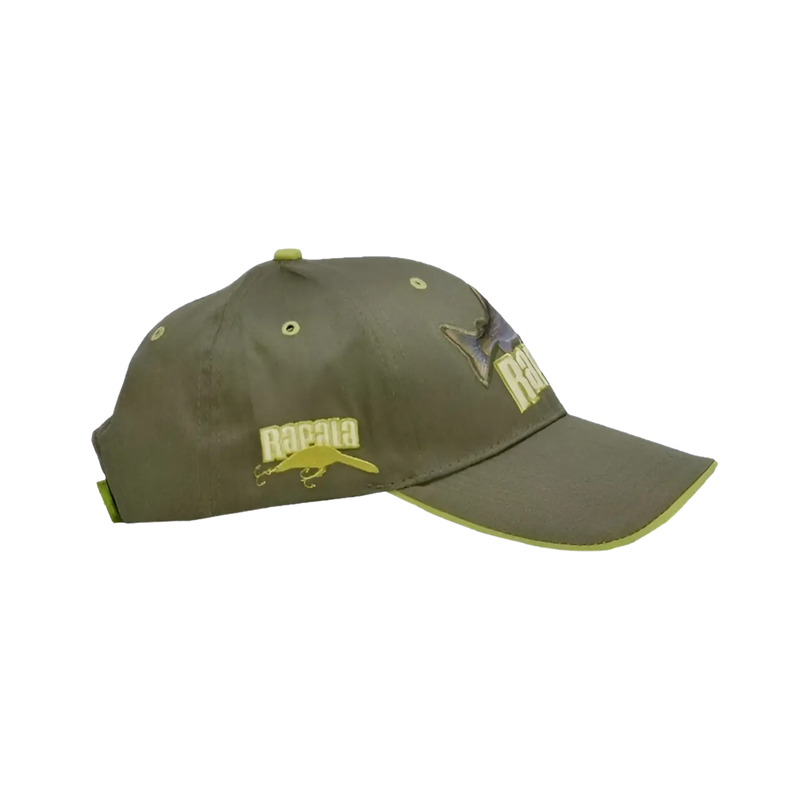 Cargue la imagen en el visor de la galería, GORRA PARA PESCA RAPALA LOGO PEZ VERDE
