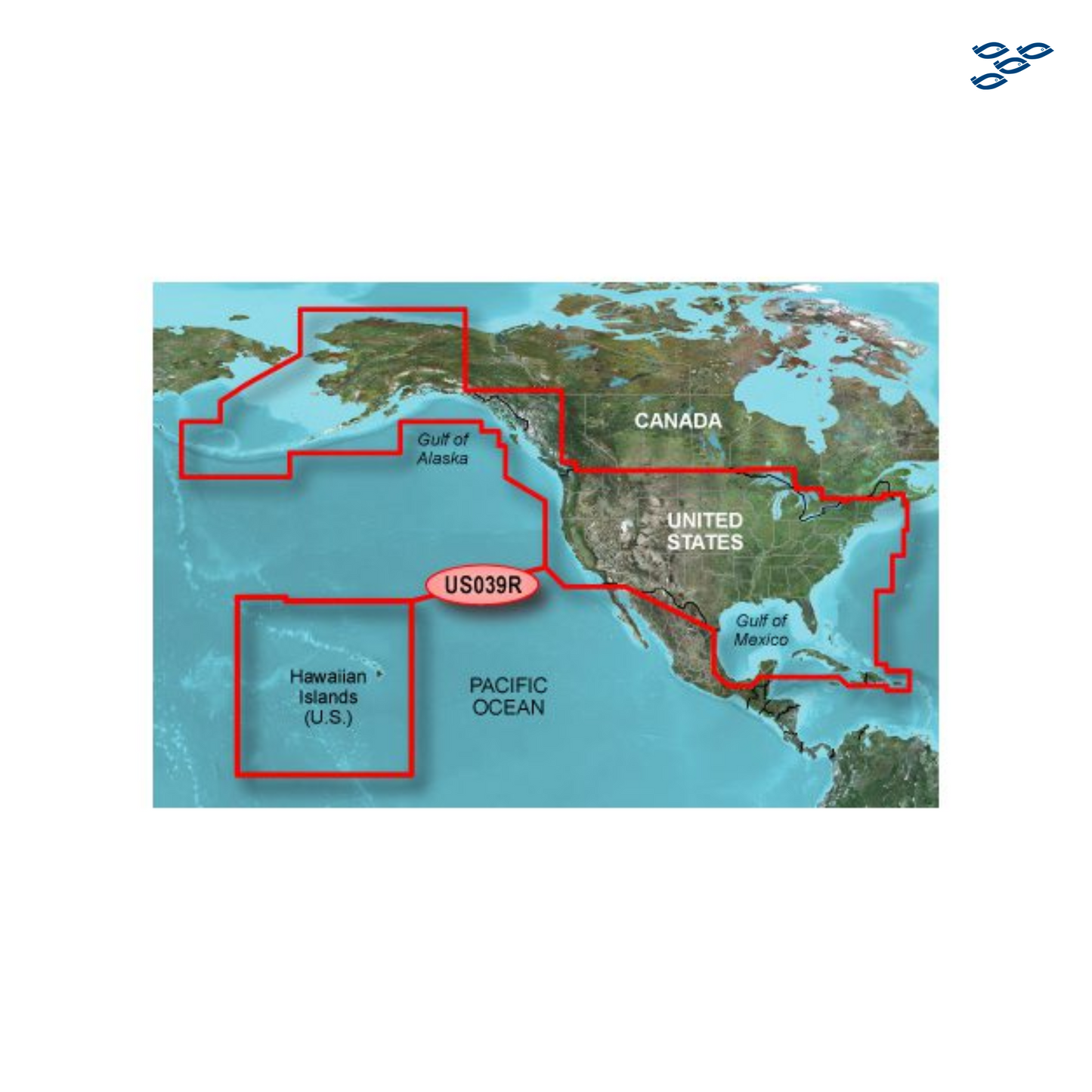 GARMIN - CARTA NAUTICA P/GPS ZONA DEL GOLFO G3 HXUS604X US ALL AND CANADIAN WEST