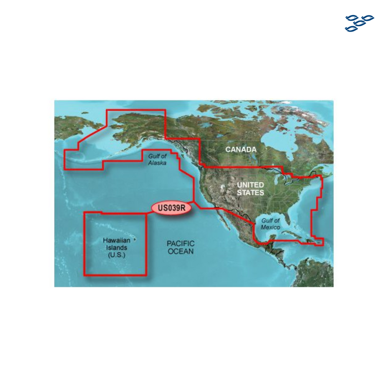 Cargue la imagen en el visor de la galería, GARMIN - CARTA NAUTICA P/GPS ZONA DEL GOLFO G3 HXUS604X US ALL AND CANADIAN WEST
