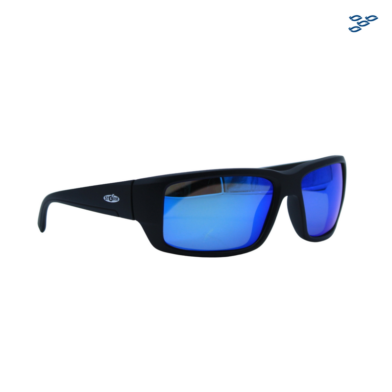 Cargue la imagen en el visor de la galería, STORM - LENTES WILDEYE AMBERJACK MATTE BLACK/BLUE GLASS
