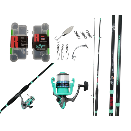 RAPALA - COMBO ADP CAÑA DE 6'6" + CARRETE 3000 1BB+ ACCESORIOS