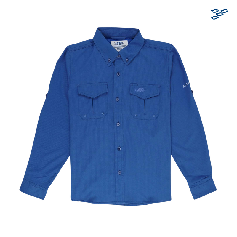 Cargue la imagen en el visor de la galería, AFTCO - CAMISA MANGA LARGA RANGLE LS VENTED

